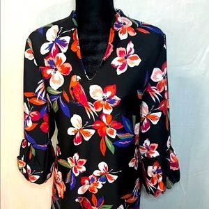 New York & Company Women’s Dress Floral Stretch Size Med